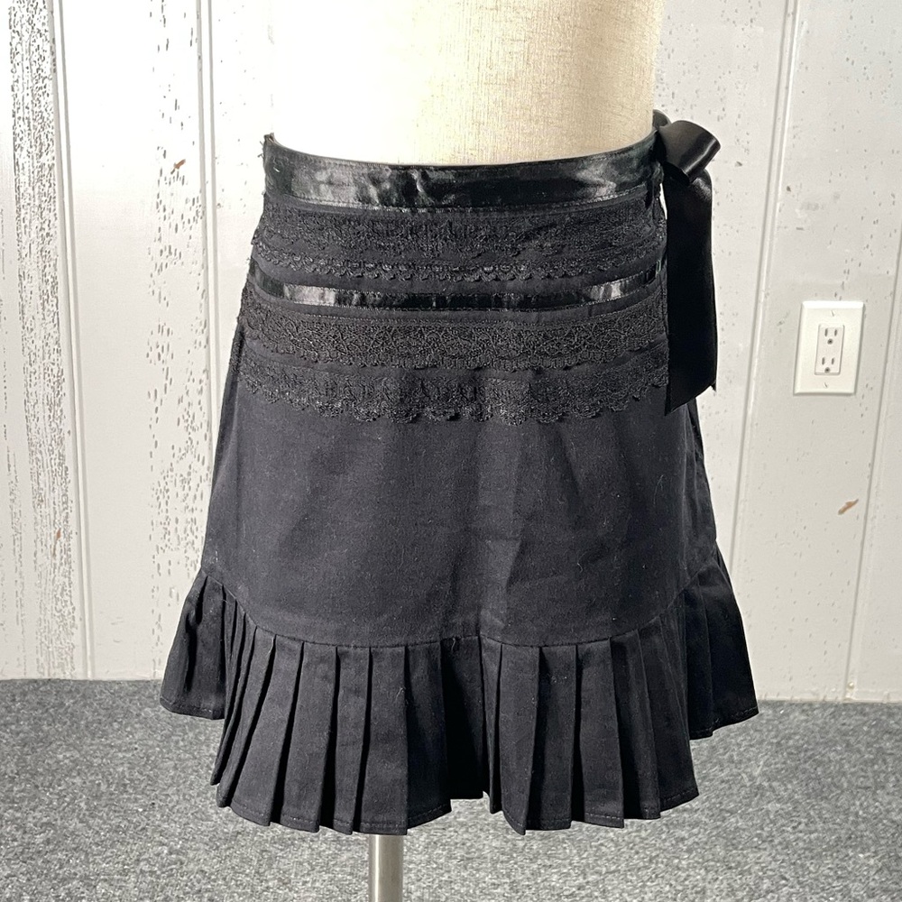 *K.C. Parker  Girl's Black Lace Skirt Sz 10